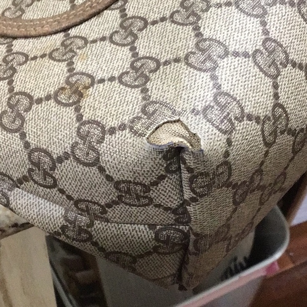 Gucci Ophidia Coated Canvas and Leather Tote Bag Rehab - Picture 13 of 16
